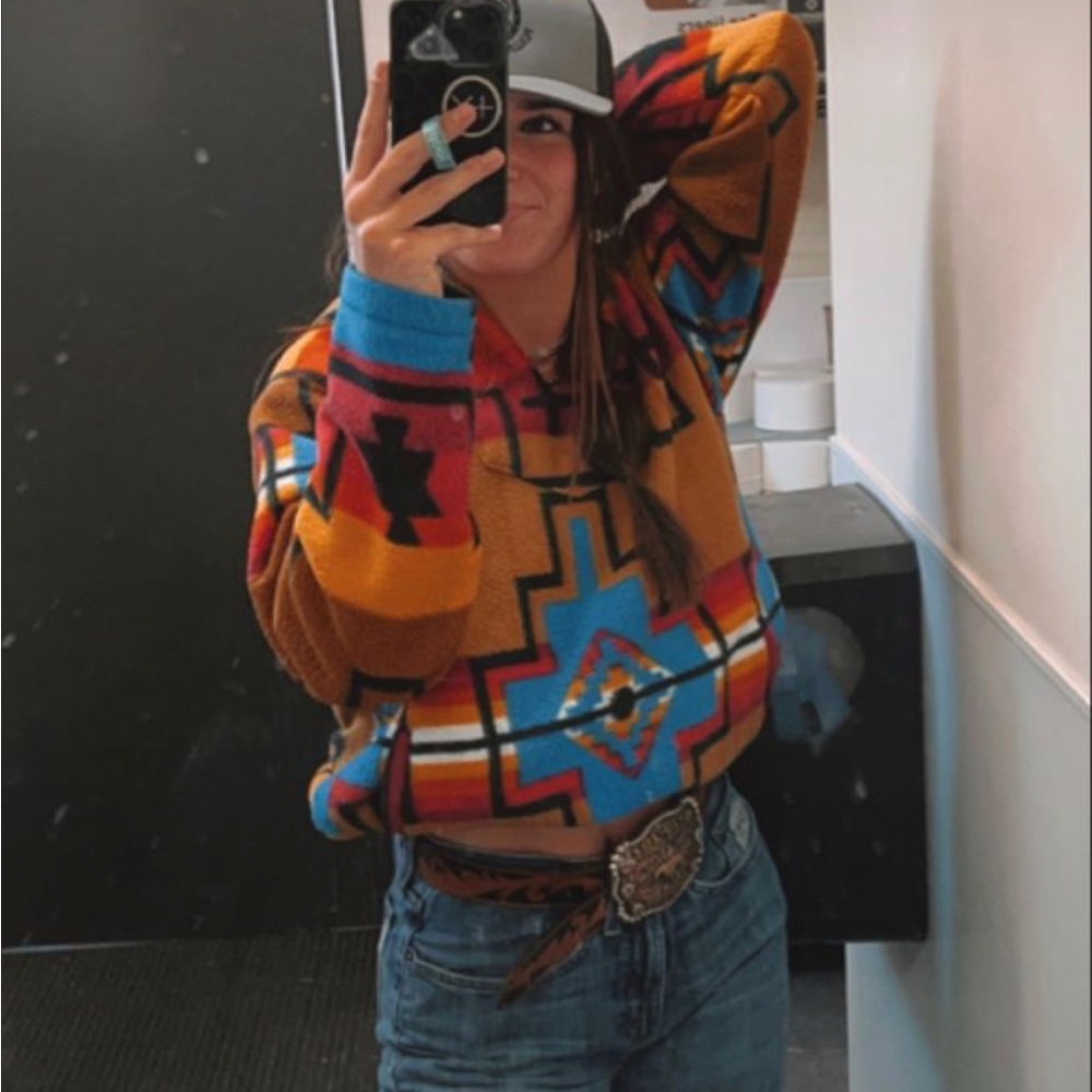Aztec Fleece Hoodie